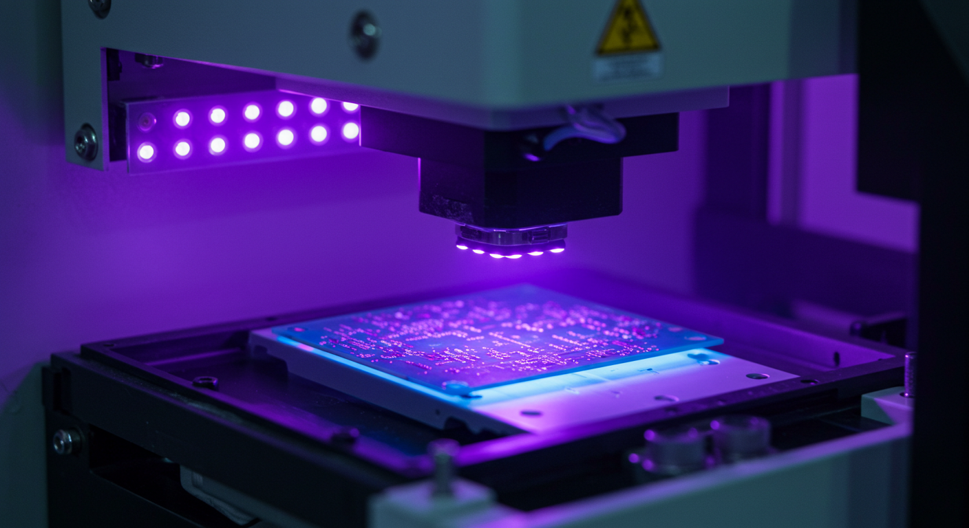 What is UV LED area curing