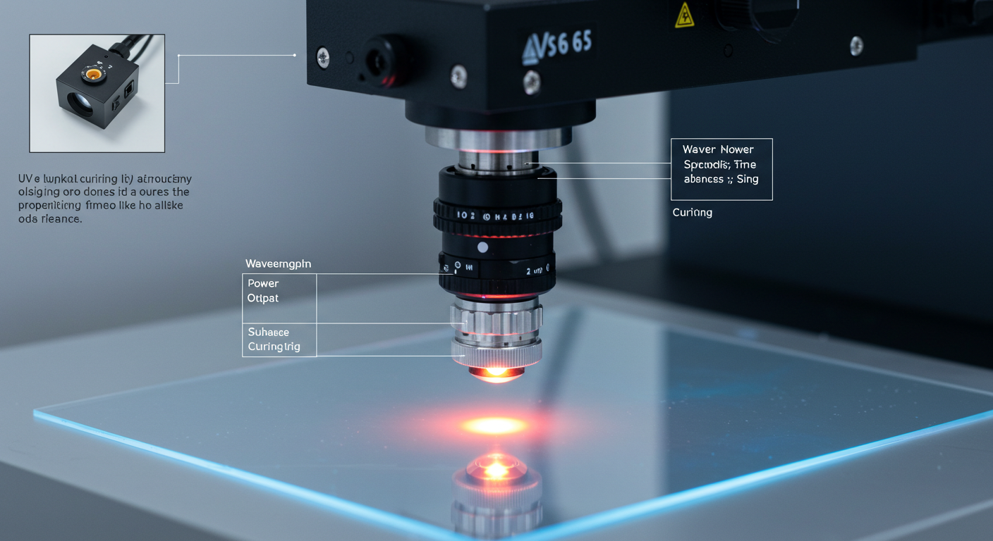 how precise is UV LED spot curing