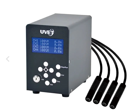 Compact spot curing unit